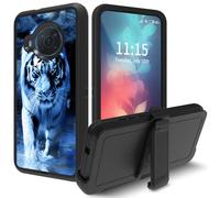 for Nokia X100 5G Phone Case, with Swivel Belt Clip Heavy Duty Shockproof TPU Protection Phone Cover for Nokia X100 6.67 Inch,Wild Animals Tiger