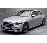 for NOREV for for Mercedes Benz for Benz s all-new for S-Class for W223 for S600 Silver Metallic Beige Interior 1:18 Car Pre-built Model