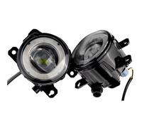 For Note E11 MPV 2010 2011 2012 2013 Car Front Bumper Fog Light Assembly Angel Eye DRL Daytime Running Light 33900STKA11(Yellow and Blue)