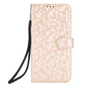 for Nothing CMF Phone 2 Pro Case, Crystal Shiny Flip Premium PU Leather Phone Cover Shockproof Wallet RFID Blocking Credit Card Slots Magnet Clasp Kickstand for Nothing CMF Phone 2 Pro golden