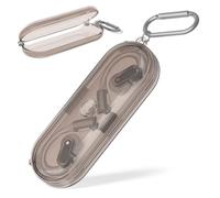 for Nothing Ear (Open) Case Cover, Transparent and Protective TPU Case Compatible for Nothing Ear (Open) Charging Headphones with Keychain (Clear Grey)