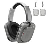 for Nothing Headphone (1) Shell Cover Protector, TPU Ear Cup Cover and PC Headband Compatible with Nothing Headphone (1),Anti-Scratch Ear Cap Headband Protective Accessories (Clear Gray)