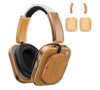 for Nothing Headphone (1) Shell Cover Protector, TPU Ear Cup Cover and PC Headband Compatible with Nothing Headphone (1),Anti-Scratch Ear Cap Headband Protective Accessories (Clear Orange)