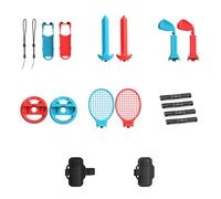 For NS2 Sports Accessories Bundle with Clubs 10 in 1 Game Sports Kit Wear Resist Family Sports Accessories Kit Gifts for Friend