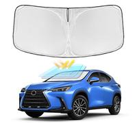 for NX NX300h/NX300/NX200t 2015-2021 Windshield Sun Shade - 4 Layers Car Sunshades for Front Windows Shade Cover Custom Fit NX Sun Visor 240T Retractable Shade Blocks UV Rays Car Accessories