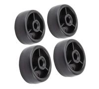 For Nylon Caster Wheels 50mm 4-Pack for Treadmill and Exercise Bike, 18mm Thick 8mm Axle Smooth Rolling Low-Noise Replacement for Home Gym Fitness Equipment