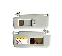 For Octavia 2014 2015 2016 2017 Left Right Car Visor With Make-up Mirror Light Baffle Gray Sun Visor Front Panel(1 Pair)