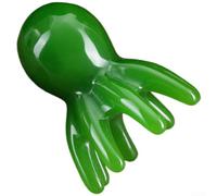for octopus Resin Massage Comb 8cm Scalp Relaxation Tool for(Green)