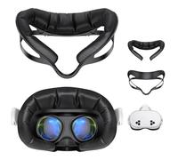 for Oculus Quest 3S Open Facial Interface, VR Face Pad Cover Compatible with Meta Quest 3S Soft PU Leather Foam Cushion Accessories Replacement Keeps Physical Room in Sight (Not Fit Quest 3)