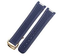 For Omega Seamaster 300 AT150 Aqua Terra Ultra Light 8900 Series 20mm Silica Gel Watchband