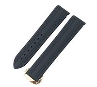 For Omega Seamaster 300 Curved End Sports Waterproof Strap Stainless Steel Clasp Watchband 20mm 22mm Rubber Silicone Strap