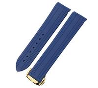 For Omega Seamaster 300 Curved End Sports Waterproof Strap Stainless Steel Clasp Watchband 20mm 22mm Rubber Silicone Strap