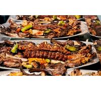 For One: Starter Grill Combo or Veg Shish and Drink (Soft Drink or Beer)