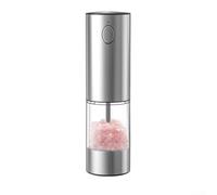 for one-Touch Electric Spice Grinder for Cooking for one-Touch(Silver) | charging, for one-touch operation, for white LED light, easy seasoning, no manual twisting