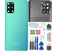 for Oneplus 8T Back Glass Cover Replacement with Camera Glass Lens/Flash for OnePlus 8T 5G KB2000 KB2005 (Green)