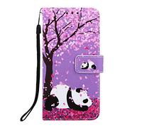 for OnePlus Nord 4 5G Case, OnePlus Nord 4 5G Wallet Case 3D Painting PU Leather Phone Case with Card Slots Stand Magnetic Clasp Scratchproof Bookstyle Cover for OnePlus Nord 4 5G 5G Blossom & Panda
