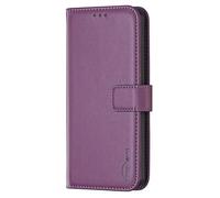 for OnePlus Nord CE4 Lite Case, Protective Phone Cover for OnePlus Nord CE4 Lite Flip Premium Leather Shockproof Wallet Cases with Stand Magnetic Money Pouch Folio Silicone TPU Bumper deep purple