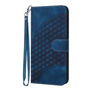 for OnePlus Nord N10 5G Wallet Case, Embossed Lattice Shock-Absorption Flip Case Leather Wallet Phone Cases Card Slots Magnetic Stand function Shockproof Cover for OnePlus Nord N10 5G blue