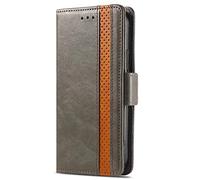 for OnePlus Nord N30 SE Case, Shockproof PU Leather Book Stylish Cover Case with Magnetic Closure Flip Folio Wallet Stand View Cover Pouch Card Holder Phone Case for OnePlus Nord N30 SE gray