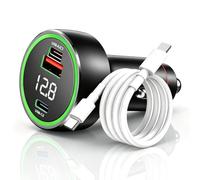 For OnePlus OPPO Realme SuperVooc Warp SuperDart car charger 120W+cable 1m | Compatible with all Oneplus,OPPO,Realme phone,tablet,Laptop,watch,Buds SuperVooc Warp Superdart 120W 100W 80W fast charging