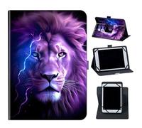 for OnePlus Pad 11.61 inch 2023 Case,360 Degree Rotating Protective Cover with Kickstand and with Magnetic Closure Case,Purple Lion