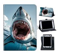 for OnePlus Pad 11.61 inch 2023 Case,360 Degree Rotating Protective Cover with Kickstand and with Magnetic Closure Case,Ocean Sea Blue Sharks