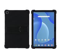 for Onn 10.4 inch Tablet Pro Case 2023 (Model:100110603) with PC Kickstand, Soft Silicone, Washable, Thickened Corner Shockproof, Black