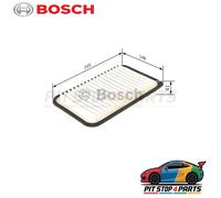 For Opel Agila Air Filter Bosch F026400341 Replacement Durable 2010 - 2014