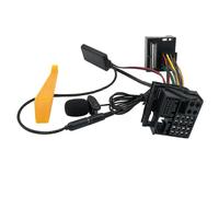 For OPEL CD30 Mp3 CDC40 CD70 DVD90 HeadUnit Install Full Harness Plug Microphone Handsfree Bluetooth 5.0 AUX Adapter black