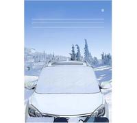 For Opel Corsa F 2019-2024 All-Season Car Windscreen Cover, Thick Protective Frost Guard for Winter Anti-Ice & Snow, Summer Sun Shade Heat Shield, Secure Fit Windscreen,150 * 110/A