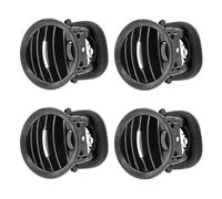 For Opel For ADAM For CORSA D MK3 For Vauxhall Chrome Black A/C Air Vent Cover 13417363 2201099 AC Vent Grille Outlet(4PCS with Chrome)
