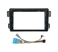 For Opel For Agila Power Cable 9Inch 2 Din Radio Frame Fascia Dash Kit DVD Panel Stereo Cover Panel frame