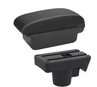 For Opel For Astra Armrest Box For Opel For Astra H Car Armrest 2008-2011 Interior Details Refitting Car Accessories Storage Box USB(C3 Black white NOUSB)