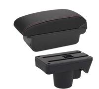 For Opel For Astra Armrest Box For Opel For Astra H Car Armrest 2008-2011 Interior Details Refitting Car Accessories Storage Box USB(C1 Black red NO USB)