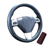 For Opel for Astra for Borant 2006 2007 2008 Hand Stitched Microfiber Leather Car Steering Wheel Cover(Red)