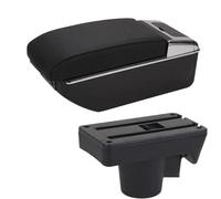 For Opel For Astra H 2008-2011 Car Armrest Box Interior Details Refitting Accessories Storage Box WEFOLCC(A2 Black black 7USB)