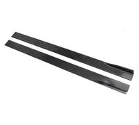 For Opel For Astra H For CORSA C Car Side Skirt Mudguard Fender Extension Front Bumper Splitter Lip Step Side Skirts Cars(2.2m Black Skirt)