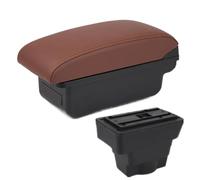For Opel For Astra J Car Armrest Box Central Storage Box Modification Interior Details Accessories WEFOLCC(A6 brown No USB)