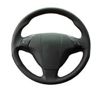 For Opel For Combo 2012 2013 2014 2015 2016 2017 2018 Hand Sewing Car Steering Wheel Cover Leather Car Steering Wheel Protective Cove(Blue)