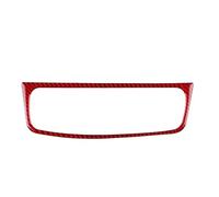 For Opel For Corsa 2007-2014 Car Central Control Outlet Time Screen Sticker Trim Interior Interior Decoration(Time Screen/Red)
