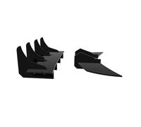 For Opel for Corsa 2015 2016 2017 ABS Bumper Rear Diffuser Lips Splitter Spoiler Accessories