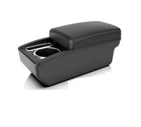 For Opel For Corsa D Special Car Armrest Box Interior Modification Center Console Storage Accessories Installation With USB Box(A3 Black white NOUSB)