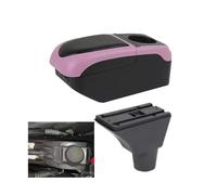 For Opel For Meriva Car Armrest Storage Box Interior Part Car Accessories Armrest Box(S1 black-pink 6USB)