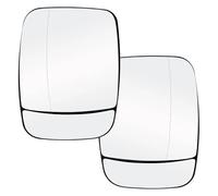 For Opel For Vauxhall For Vivaro 2014 - Left Right Side Wing Mirror Glass Heated Blind Spot Rearview Mirror Glass Replacement(Left Right)