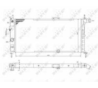 FOR OPEL KADETT E 1.6 1.6D 84 to 94 Manual Radiator 03054012 1300126
