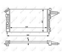 FOR OPEL VAUXHALL VECTRA A HATCHBACK J89 RADIATORS 58775