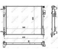 FOR OPEL VIVARO A 2.0 01 to 14 Radiator 4408645 91166001