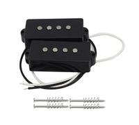 For Open for Aln-ico 5 Bass Pickup 4 String PB Bass Guitar Pickup Fiber Bobbin Braided Cloth Cables Bass Parts