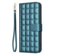 for OPPO A16/A55 5G/A54 4G Case, Shockproof Premium PU Leather Embossed Lattice Notebook Wallet Phone Cases with Kickstand Function Card Slots Flip Protective Cover for OPPO A16/A55 5G/A54 4G,green