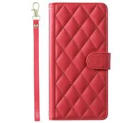 for OPPO A77 5G/A57 4G 2022 Case with Card Holders Handbag, Flip Wallet Folding Cover Shockproof Luxury PU Leather Purse Women Kickstand Magnetic Closure Phone Case for OPPO A77 5G/A57 4G 2022, red